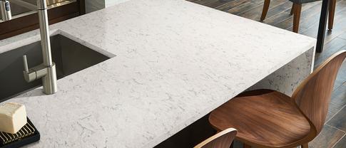 Example of quartz kitchen countertop